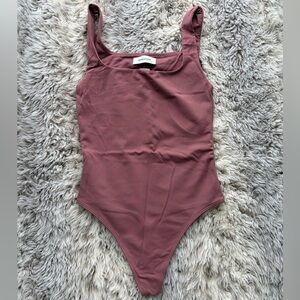 Babaton Dusty Rose Contour Bodysuit